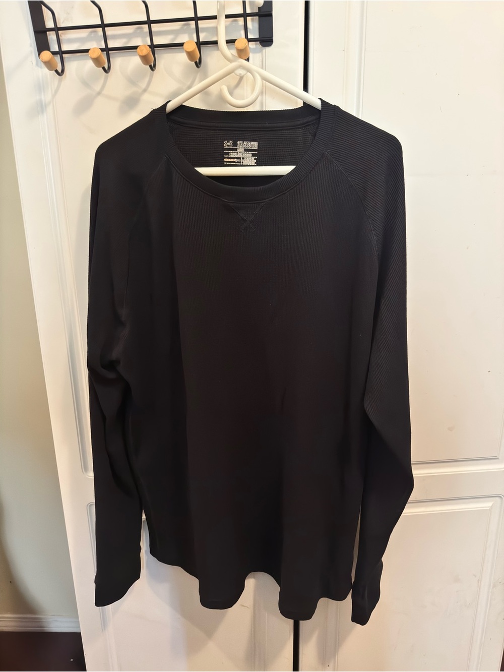 Under Armour Black Long-Sleeve Crew Thermal